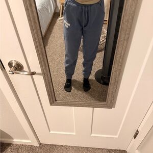 White Fox Boutique Blue Sweat Pants